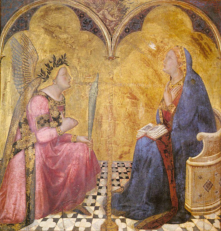 Annunciation, Ambrogio Lorenzetti